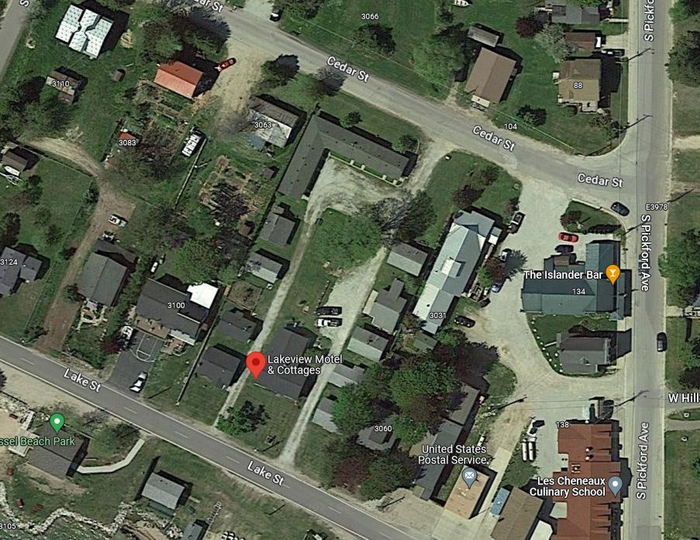 Lakeview Motel & Cottages (Wilsons Motel and Cottages) - Aerial Map (newer photo)